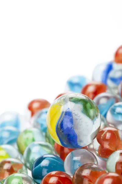 Assorted toy marbles — Stock Photo, Image