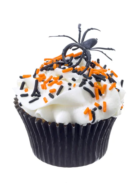 Aranha em cima de cupcake — Fotografia de Stock