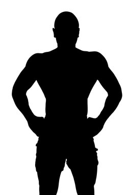 su kuyusu yapılı gövdesi: bir adam çizimi