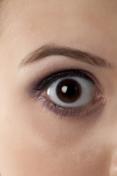 Vrouwelijke oog — Stockfoto