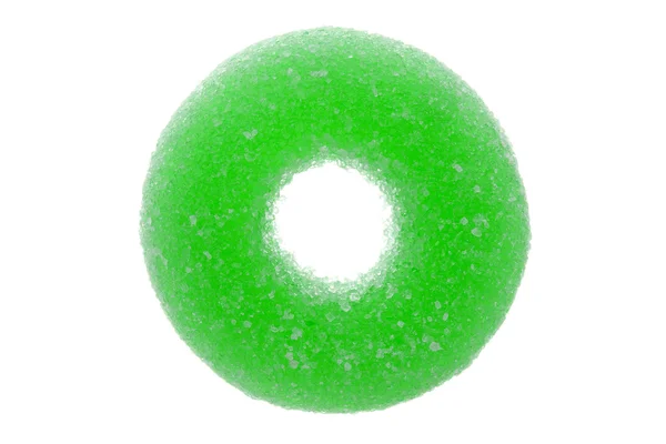 Grönt gummy godis — Stockfoto