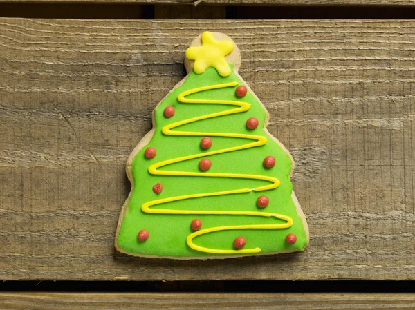 Biscuit d'arbre de Noël — Photo