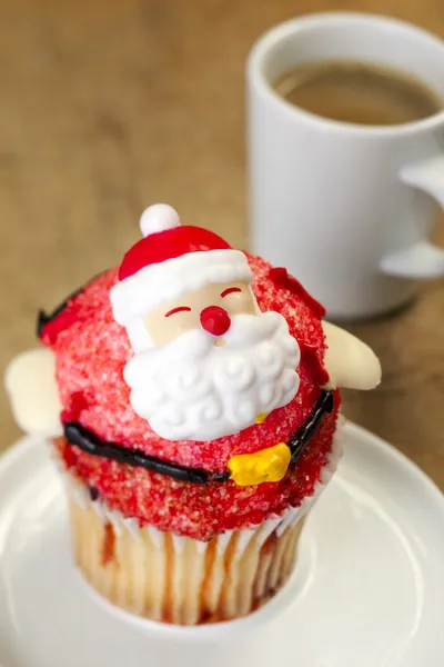 Christmas cupcake — Stock Photo, Image