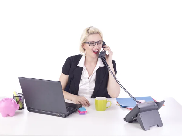 Secretaria que llama — Foto de Stock