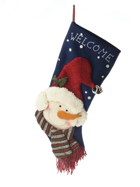 Close up of christmas stocking — Stock Photo, Image