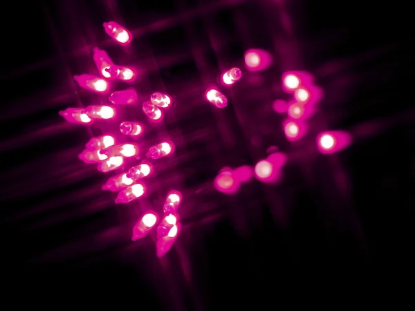 Luces rosadas desenfocadas — Foto de Stock