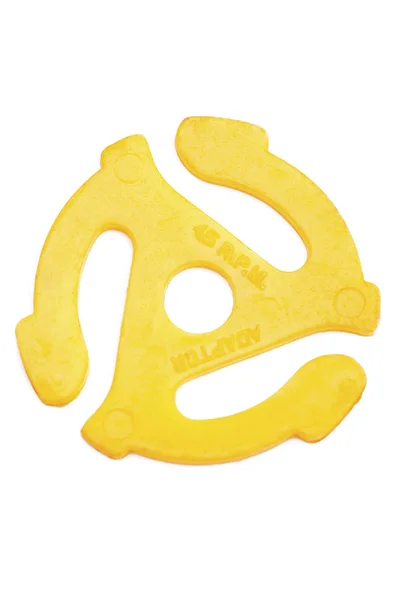 Top view of yellow frisbee — Stock Photo, Image