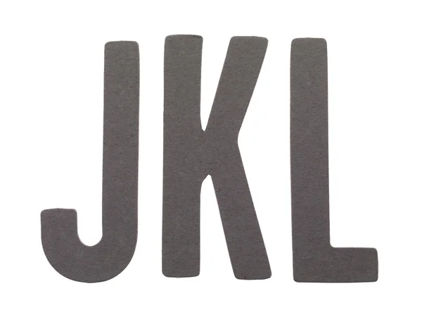 Jkl letters — Stock Photo, Image
