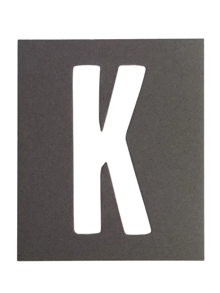 Letter k — Stock Photo, Image