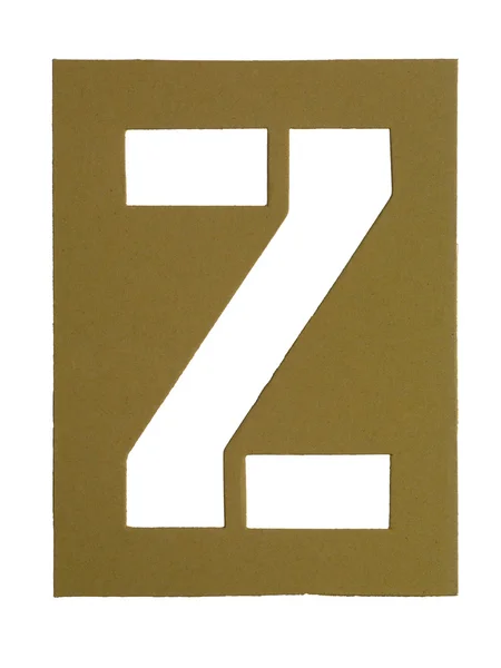 Carta Z — Fotografia de Stock