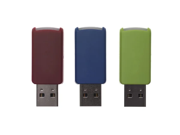 Unidades flash USB — Fotografia de Stock