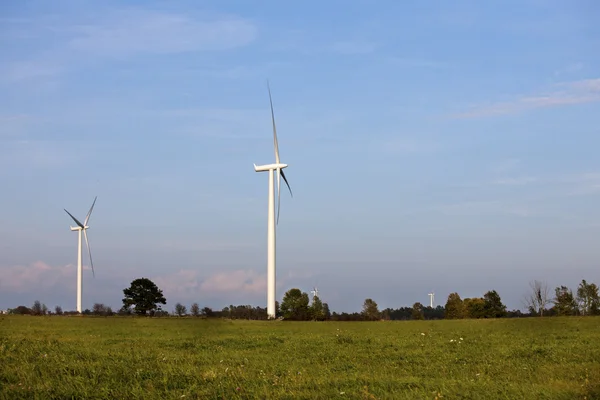 View of a wind turbine farm — Stock Photo, Image