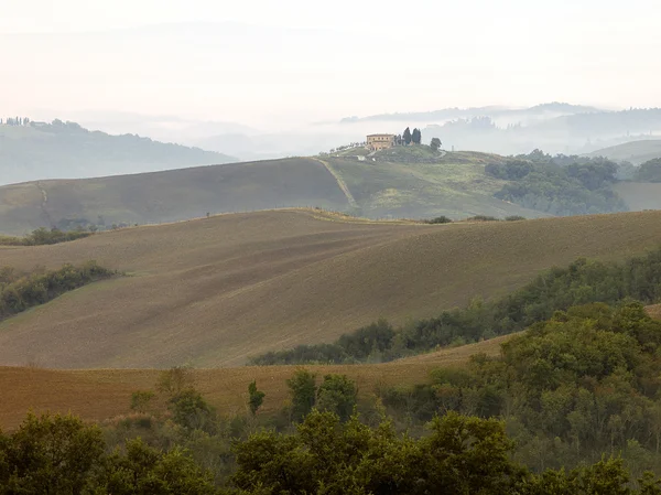 Italské hillside villa — Stock fotografie