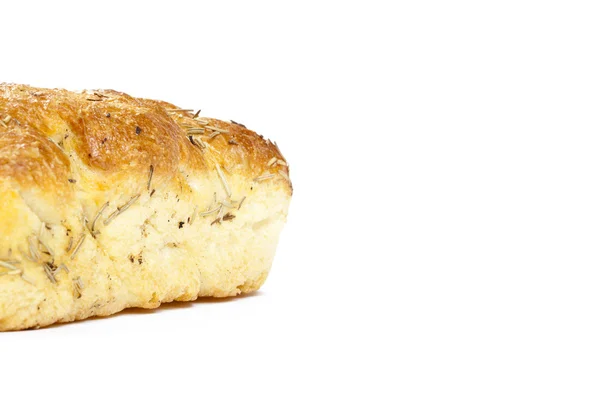 Обрезанное изображение сырного хлеба — стоковое фото