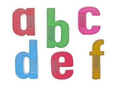 plastik alfabesi harfleri abcdef