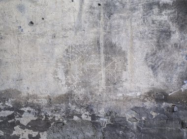 Beton duvar eski görünümünü