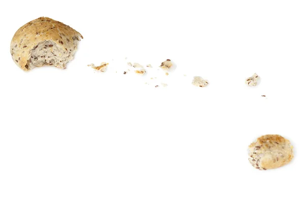 Rozrzucone kawałki chleba — Zdjęcie stockowe