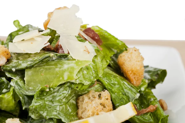 Prato de salada de césar crocante — Fotografia de Stock