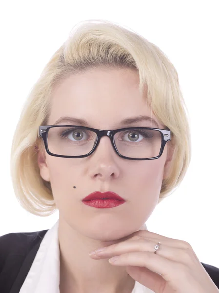 Inteligentne kobiety w okulary — Zdjęcie stockowe