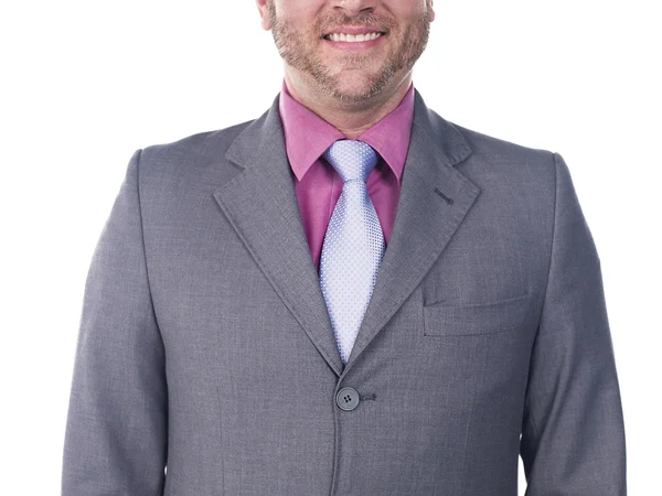 Cropped image of a smiling young doctor — Stock Photo, Image