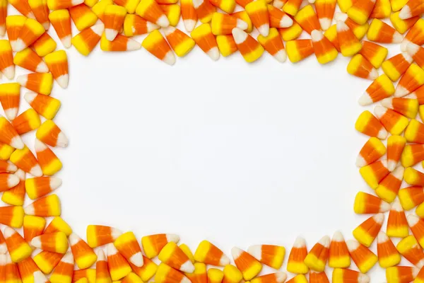 Image of arranged candy corns — Stock Photo, Image