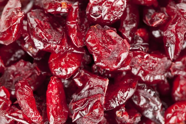 Kırmızı kurutulmuş cranberries — Stok fotoğraf