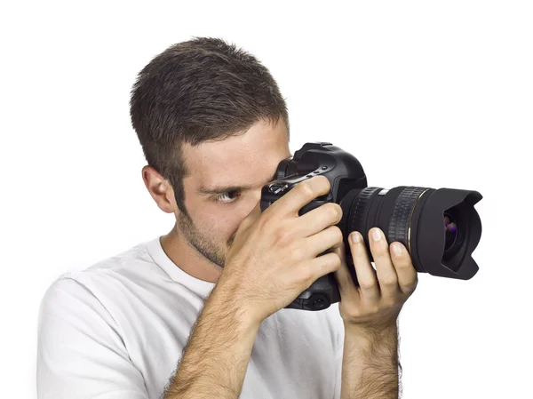 Fotograf närbild — Stockfoto