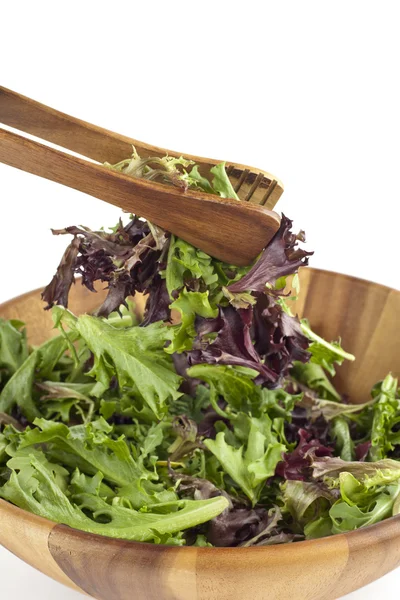 Mengen van verse salade — Stockfoto