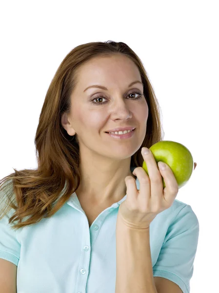 Gerijpte vrouw in gezonde levensstijl — Stockfoto