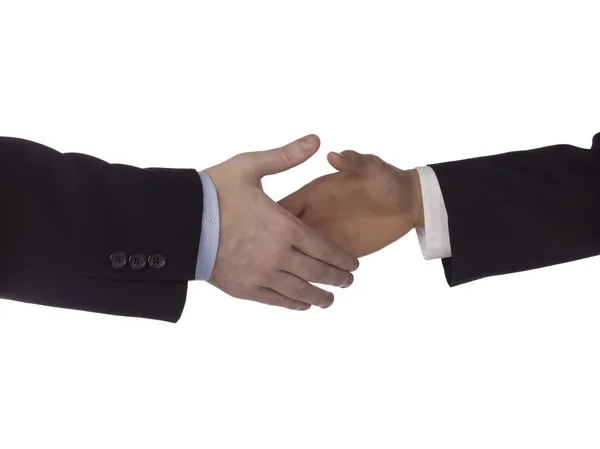 Two businessmen shaking hands — Stock Photo, Image