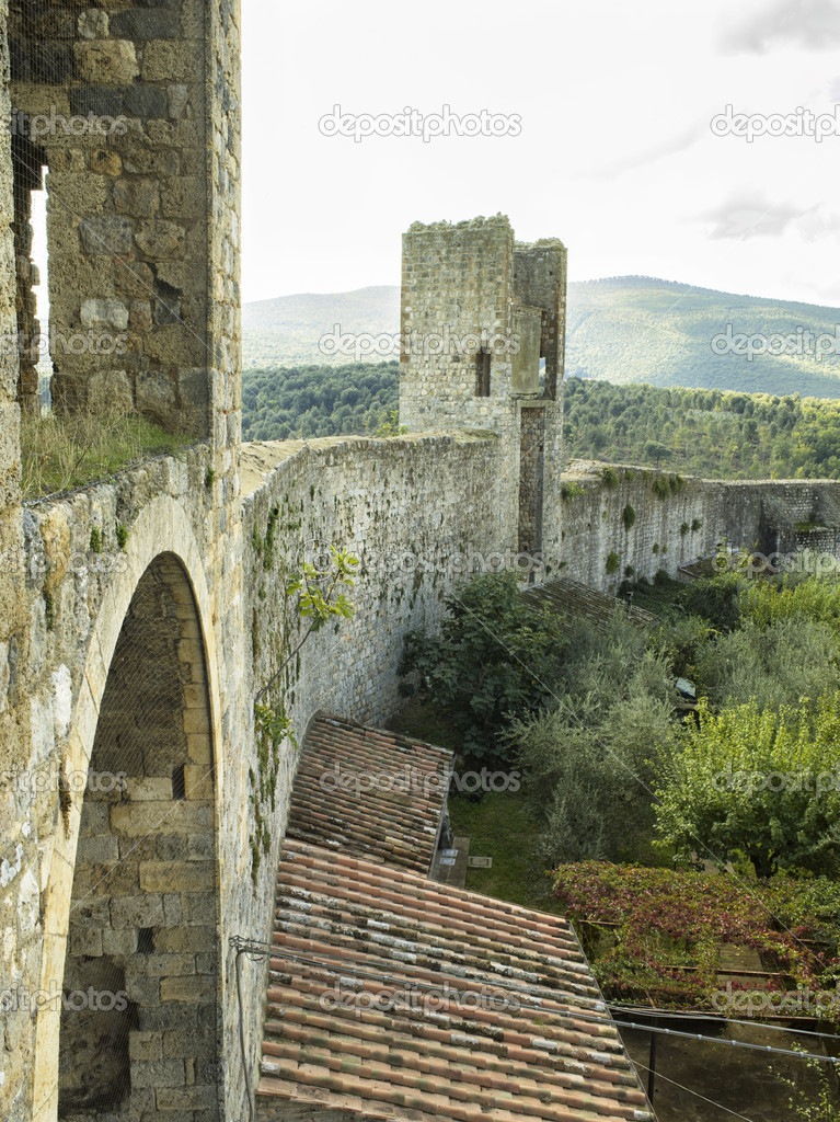 ancient tuscany wall