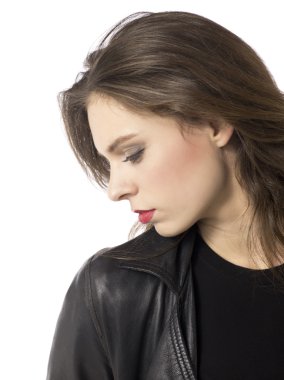 güzel Bayan Giyim deri ceket