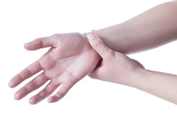 Painful hand — Stock Photo, Image