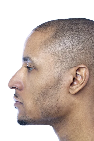 Side view image of a mans face — Stock Photo, Image