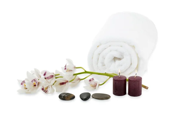 Spa items on white — Stock Photo, Image