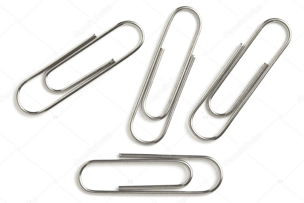 silver paper clip