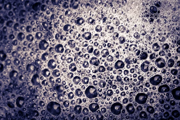 Black and white water bubbles — Stock Photo, Image