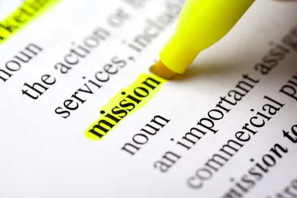 Mission — Stock Photo, Image