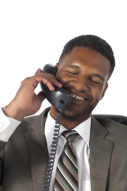 çağrıyı yapan işadamı portre