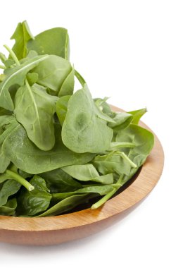 Taze yeşil ıspanak yaprakları