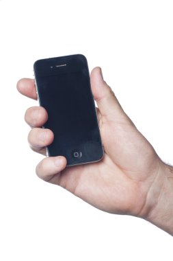 insan elini tutarak akıllı telefon