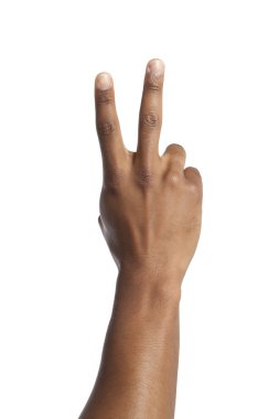 insan eli ile barış işareti