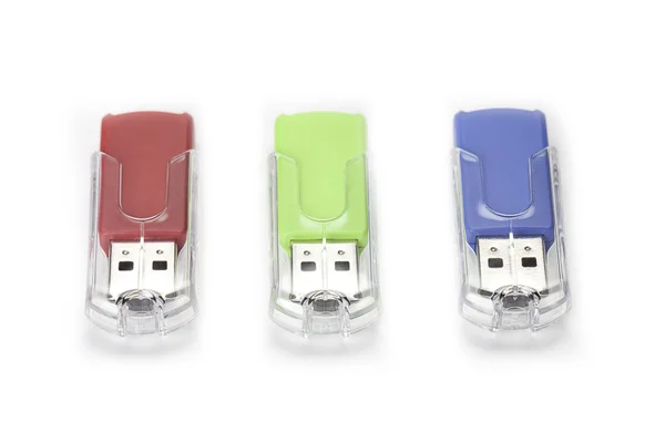 Tragbare USB-Sticks — Stockfoto