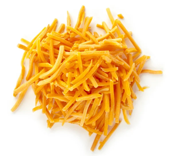 Finely shredded carrots — Stock Photo, Image