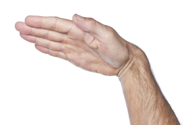 Señal de mano de gesto masculino humano —  Fotos de Stock