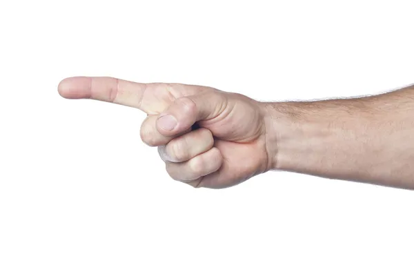 Pointing index fingers — Stock Photo, Image
