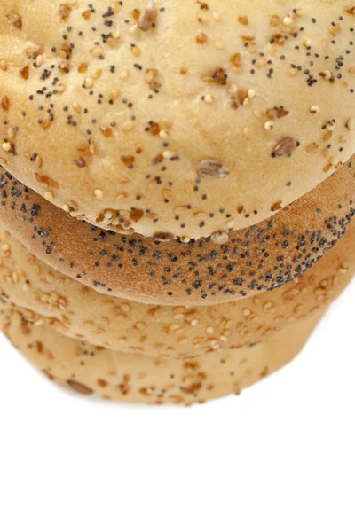 直播的法国面包卷 — 图库照片