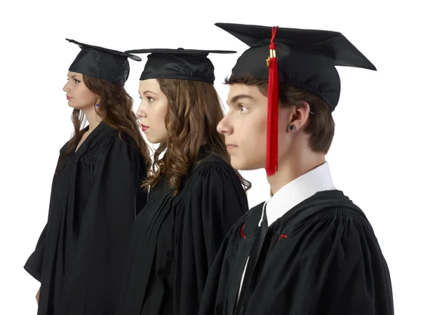 Students on their commencement day — Stock Photo, Image