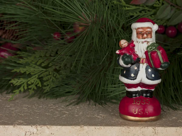 Ceramic santa calus — Stock Photo, Image