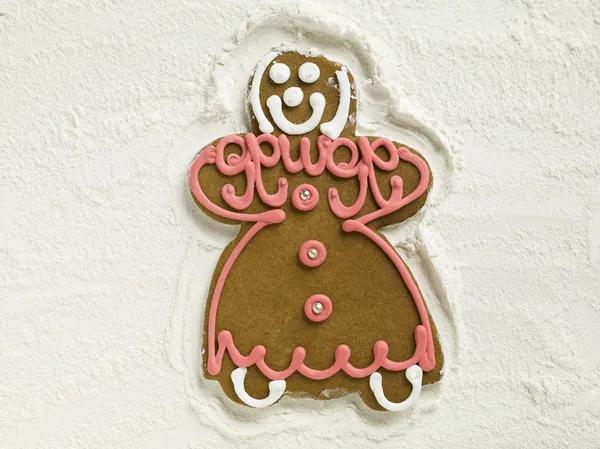 Gingerbread woman — Stock Photo, Image